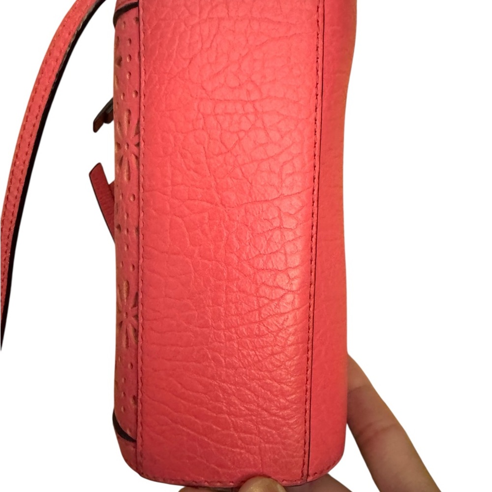 kate spade ~ Perri Lane Bubbles Perforated
Leather Satchel Crossbody - Picture 3 of 4